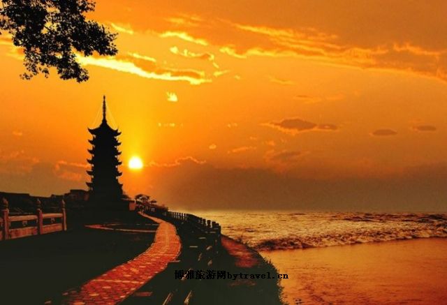 海宁盐官观潮景区