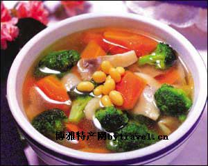红萝卜煮蘑菇