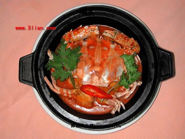 砂锅螃蟹
