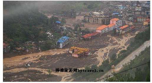 北川县城地震遗址